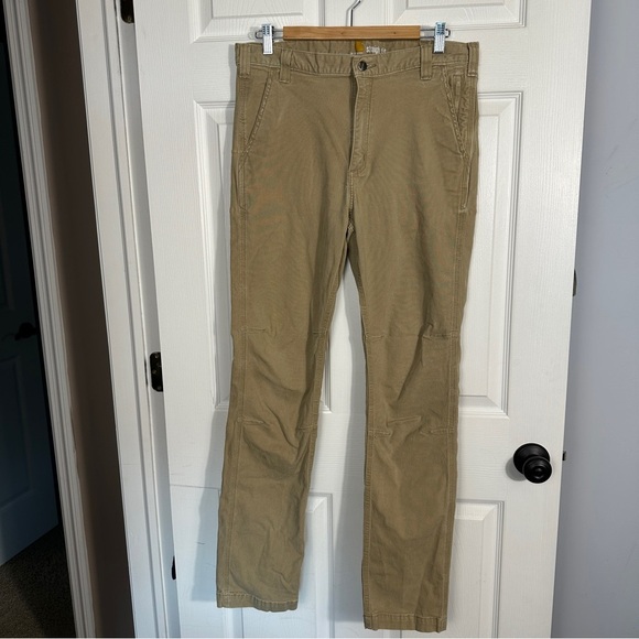 Carhartt Straight Fit pants, 34x34, utility, workwear, fall, durable, tan - Picture 1 of 13